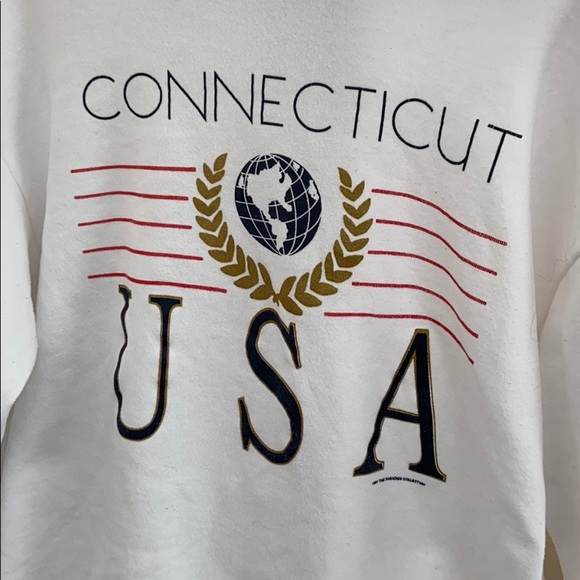 Vintage 1991 Made in the USA Connecticut Crewneck - Picture 2 of 4